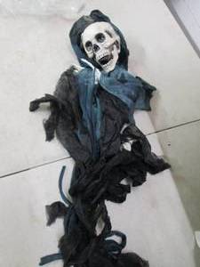 Hanging grim reaper decoration, ope...