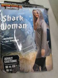 Spooktacular Shark woman costume, A...