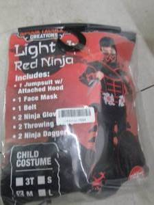 Spooktacular Light up Red Ninja Chi...