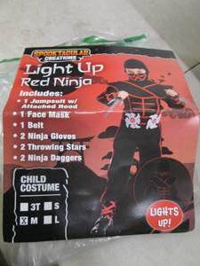 Spooktacular Light up Red Ninja Chi...