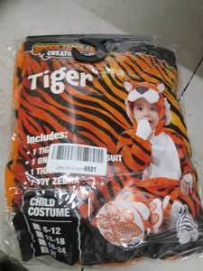 spooktacular baby tiger costume, si...