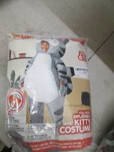 puff me up childs inflatable kitty ...