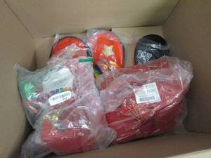 box lot of costume accessories and ...