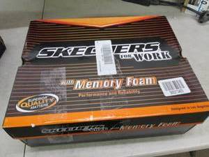 Sketchers work Steel toe mens 9.5, ...