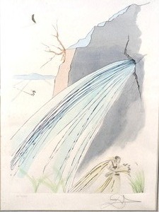 lot 5 image: Salvador Dali Pencil Signed and Numbered #78300 Framed Artwork