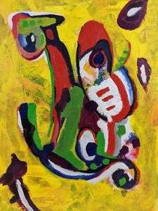 lot 2 image: Lawrence (Larry) Volk Hand Painted ORIGINAL Signed Framed Artwork