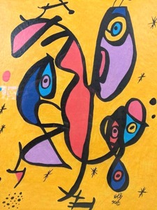 lot 17 image: Lawrence (Larry) Volk Hand Painted ORIGINAL Signed Framed Artwork