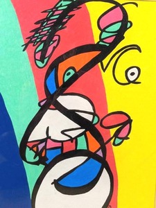 lot 20 image: Lawrence (Larry) Volk Hand Painted ORIGINAL Signed Framed Artwork