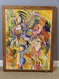 lot 307 image: Lawrence (Larry) Volk ORIGINAL Mixed Media, Three Dimensional Signed Framed Artwork