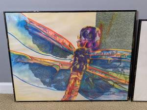 lot 310 image: (2) Lawrence (Larry) Volk ORIGINAL Signed Framed Artwork