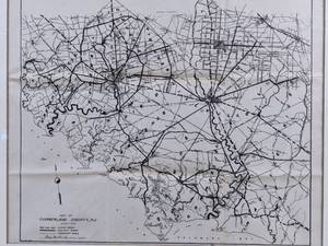 lot 315 image: 1930 Cumberland County, NJ Map in Frame