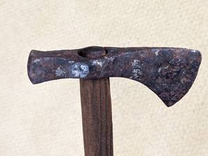 lot 101 image: Legendary and Ancient 9th - 12th Century Viking Belt Axe