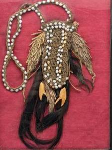 lot 111 image: Rare Headhunter  Cannibal Dani Tribe Medicine Man Pouch