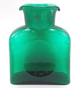 lot 418 image: Emerald Green Blanko Water Pitcher