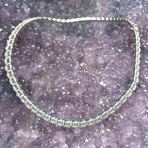 lot 10A image: 23.80 Carat Diamond Estate Necklace in 18k White Gold $68,000 Appraisal Included