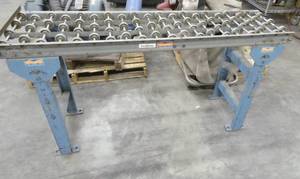 lot 38 image: small 4 foot roller conveyor
