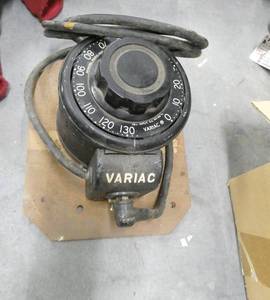 lot 41 image: Vintage Variac transformer