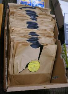 lot 52 image: Box full of old 78rpm records