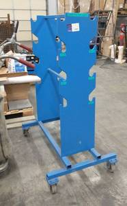 lot 61 image: rod storage rack 52 tall x 12 wide