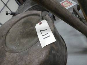 lot 117 image: Keg shaped furnacestove