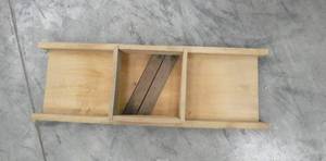 lot 131 image: very nice vintage cabbage slicer, just needs the blades cleaned