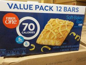 Case of 48 Fiber One Lemon Bars pa...