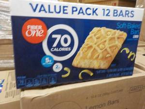 Case of 48 Fiber One Lemon Bars pa...