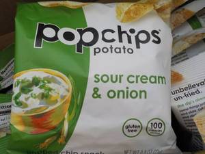 2 Cases PopChips Sour Cream and Oni...