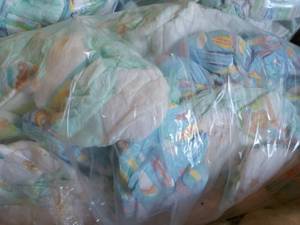 Bag of 100 or so 0-3 mo Size Diaper...