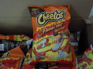 2 Cases Cheetos Flamin Hot Crunchin...