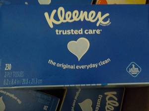 7 Boxes Kleenex...