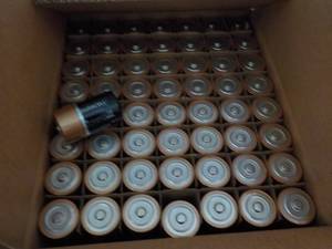 Case of 112 size D Duracell Batteri...