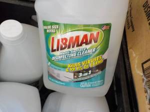 4 Gallons Libman Cleaner...