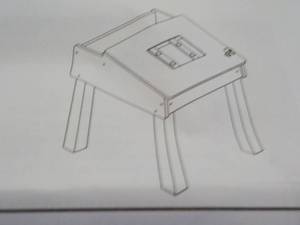 Guide Craft Single Tablet desk nee...
