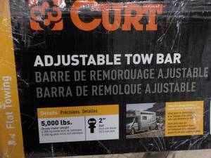 Curt Adjustable Tow Bar as is...