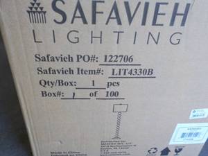 Safavieh Floor Lamp new in box ne...