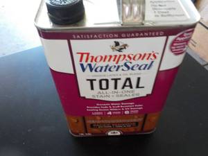 1 gallon Thompsons Waterseal Total...