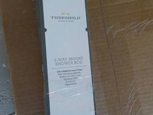 threshold 2 Way Mount Shower Rod...