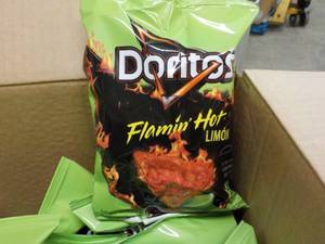 3 Cases Doritos Flamin Hot Chips...