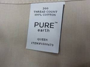 Queen Size Pure Earth Sheet Set...