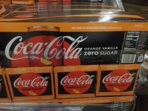 4 - 12 packs Coca Cola Orange Vanil...