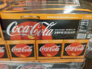 4 - 12 packs Coca Cola Orange Vanil...