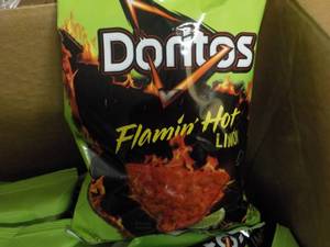 3 Cases Doritos Flamin Hot Chips...