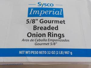 32 oz pkg Gourmet Breaded Onion Rin...