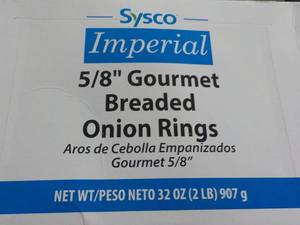 32 oz pkg Gourmet Breaded Onion Rin...