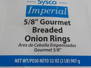 32 oz pkg Gourmet Breaded Onion Rin...