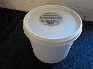 Mrs. Gerrys steakhouse potato salad dated Sept 1 2021  12 pound tub