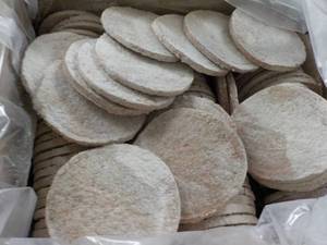 20 Pound box of frozen beef patties