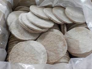20 Pound box of frozen beef patties