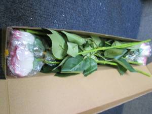 2 Dozen Long Stem Artificial Roses...